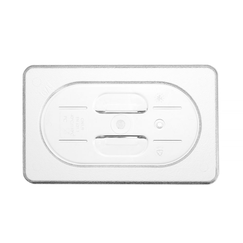 Couvercle Gastronorme Transparent GN 1/9 (176x108mm) pour Bac GN Profi Line - Hendi
