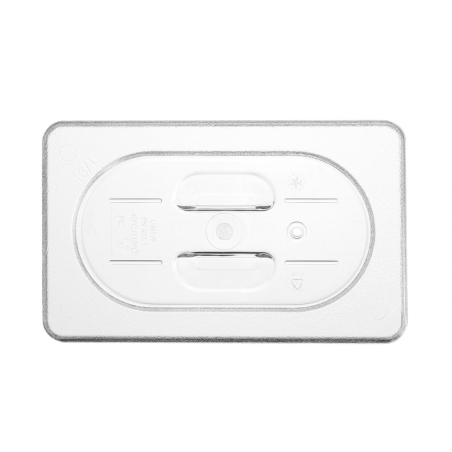 Couvercle Gastronorme Transparent GN 1/9 (176x108mm) pour Bac GN Profi Line - Hendi