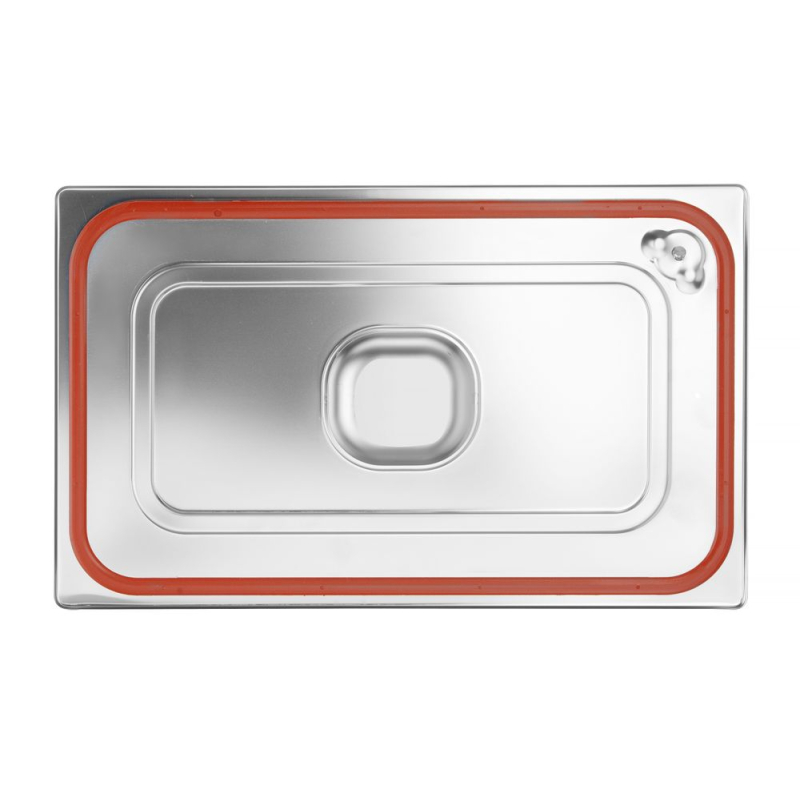 Couvercle GN 1/1 Profi Line avec Bord Silicone, Fermeture Herm&eacute;tique, 530x325mm - Hendi