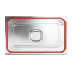 Couvercle GN 1/1 Profi Line avec Bord Silicone, Fermeture Herm&eacute;tique, 530x325mm - Hendi