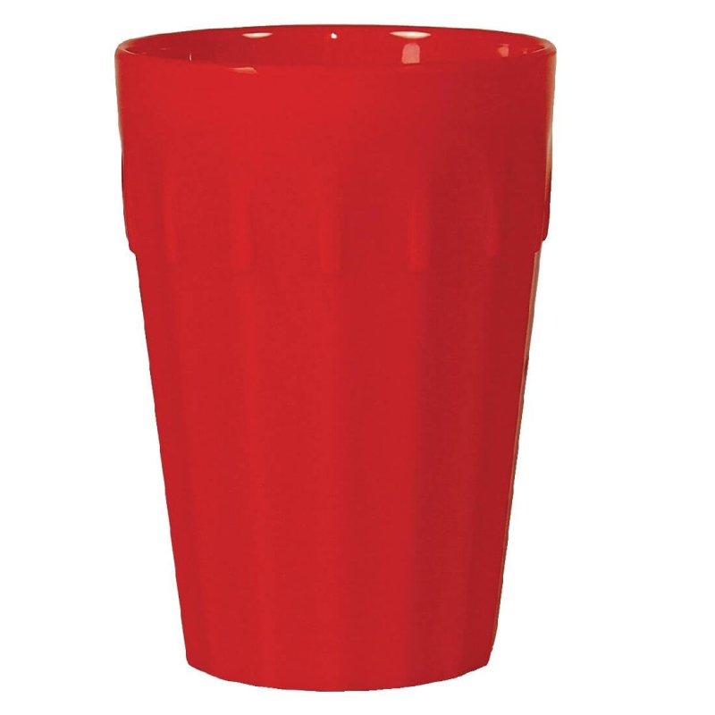 Kristallon rood polycarbonaat glas