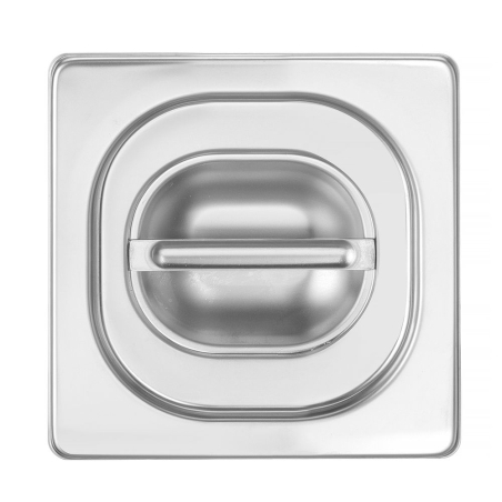 Couvercle herm&eacute;tique GN 1/6 Profi Line avec bord en silicone 176x162mm - Hendi
