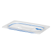 Couvercle Polypropyl&egrave;ne GN 1/4 Transparent Herm&eacute;tique 265x162mm Anti-Fuite - Hendi