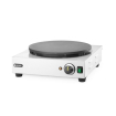 Cr&ecirc;pi&egrave;re Professionnelle 3000W, Plaque Fonte &Oslash;400mm, 50-300&deg;C - Hendi