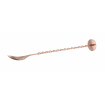 Cuill&egrave;re &agrave; cocktail en Cuivre BarUp avec pilon, 280x35mm - Hendi
