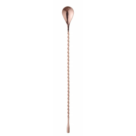 Cuill&egrave;re &agrave; Cocktail en Cuivre Poli, 385x35mm, BarUp - Hendi
