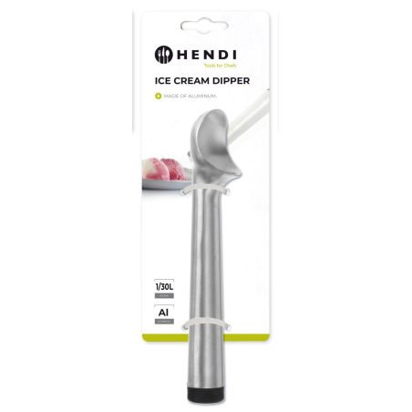 Cuill&egrave;re &agrave; glace professionnelle ergonomique en aluminium ⌀56mm - Hendi