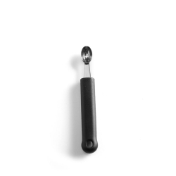 Cuill&egrave;re &agrave; melon professionnelle noire 160mm pour cuisine et bar - Hendi