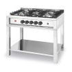 Cuisini&egrave;re &agrave; Gaz Professionnelle 5 Feux Ch&acirc;ssis Ouvert 14,3kW Kitchen Line - Hendi