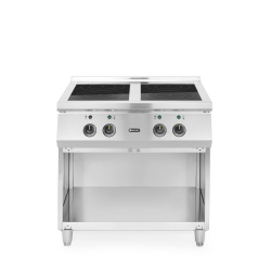 Cuisini&egrave;re &agrave; induction professionnelle 4 foyers, 400V/17000W, 800x720 mm - Hendi