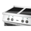 Cuisini&egrave;re &agrave; induction professionnelle 4 foyers, 400V/17000W, 800x720 mm - Hendi