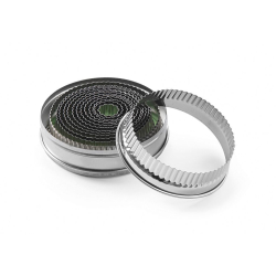 D&eacute;coupoir professionnel rond, ensemble de 14 pi&egrave;ces, bord cannel&eacute; &oslash;18-108mm, hauteur 35mm - Hendi