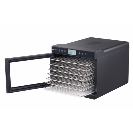 D&eacute;shydrateur Alimentaire Professionnel Kitchen Line 7 Plateaux Inox 500W Temp&eacute;rature R&eacute;glable - Hendi