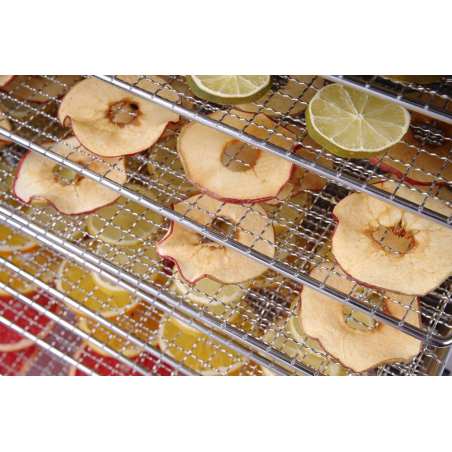 D&eacute;shydrateur alimentaire professionnel Profi Line 10 plateaux en inox - Hendi