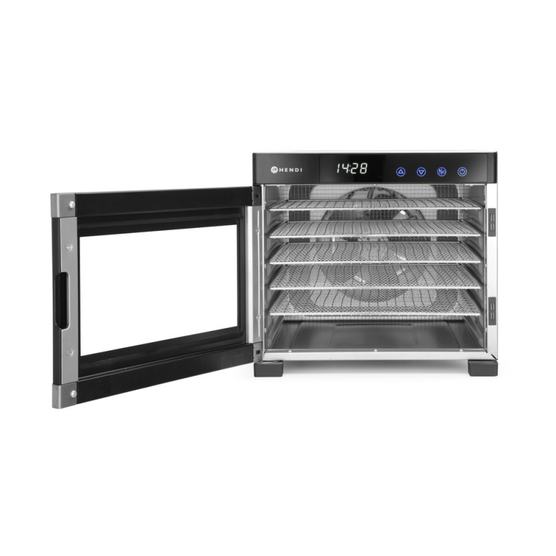 D&eacute;shydrateur alimentaire Professionnel Profi Line Inox 6 Plateaux - Hendi