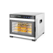 D&eacute;shydrateur alimentaire Professionnel Profi Line Inox 6 Plateaux - Hendi