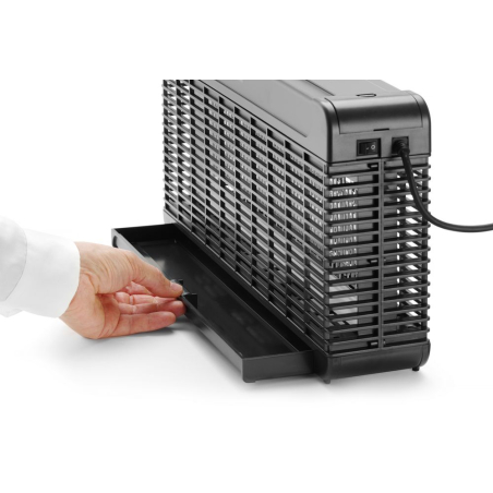Destructeur d'insectes &eacute;lectrique 300 m&sup2; avec LED UV-A 4000V - Hendi