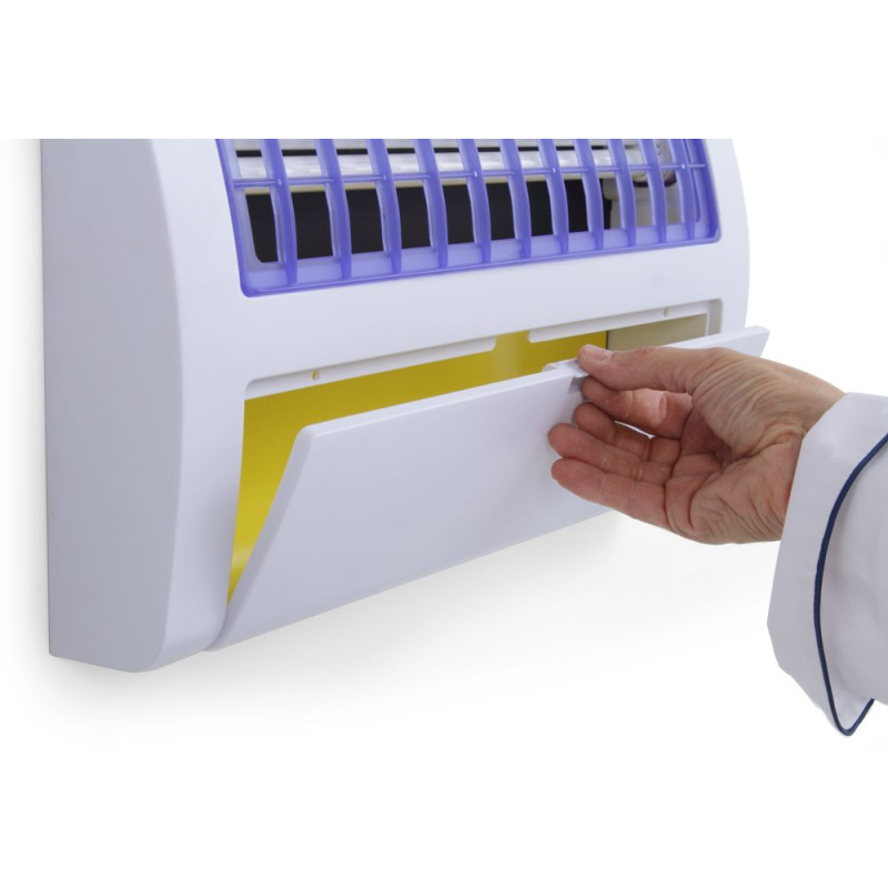 Destructeur d'insectes professionnel UV-A 36W, avec plaque collante pour cuisine 120m&sup2; - Hendi