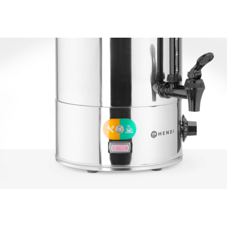 Distributeur &agrave; Boissons Chaudes &Eacute;lectrique Inox 9L Simple Paroi Argent - Hendi