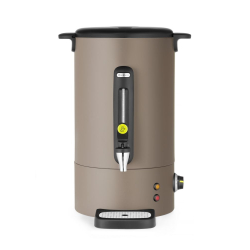 Distributeur &agrave; boissons chaudes UNIQ, 16L, Taupe, Acier Inoxydable - Hendi
