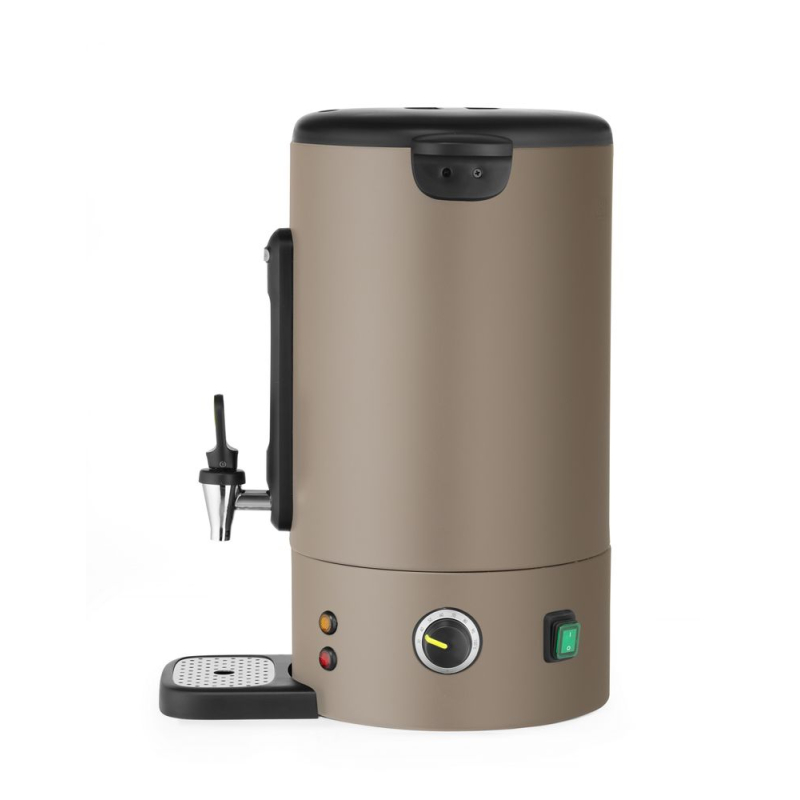 Distributeur &agrave; boissons chaudes UNIQ, 16L, Taupe, Acier Inoxydable - Hendi