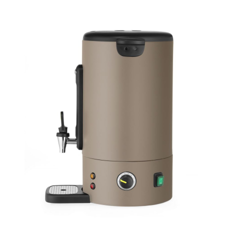 Distributeur &agrave; boissons chaudes UNIQ, 16L, Taupe, Acier Inoxydable - Hendi