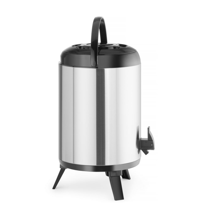 Distributeur de Boissons Chaudes et Froides 9L en Acier Inoxydable, Robinet Anti-Gouttes - Hendi