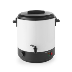 Distributeur de Boissons Chaudes Inox &Eacute;maill&eacute; 25L &agrave; Thermostat R&eacute;glable pour Vin Chaud et Eau Chaude - Hendi