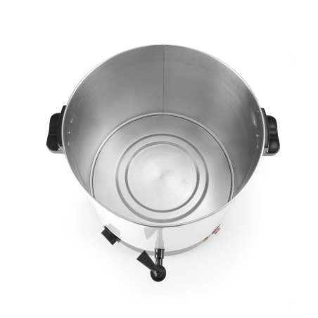 Distributeur de Boissons Chaudes Inox &Eacute;maill&eacute; 25L &agrave; Thermostat R&eacute;glable pour Vin Chaud et Eau Chaude - Hendi