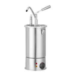 Distributeur de Sauce Bain-Marie Professionnel avec Pompe, 3L, 900W - Hendi