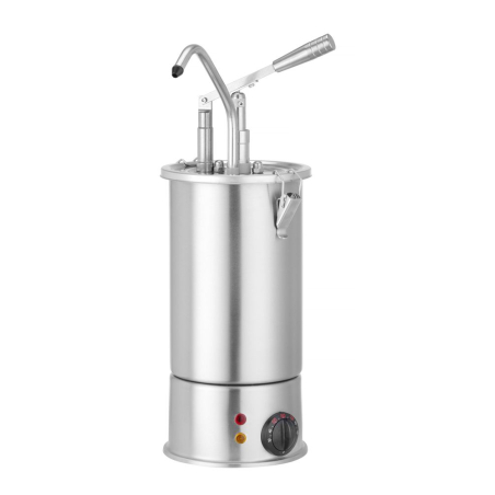 Distributeur de Sauce Bain-Marie Professionnel avec Pompe, 3L, 900W - Hendi