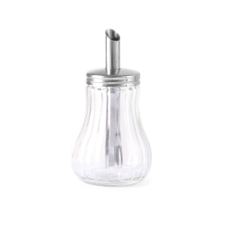 Distributeur de sucre en verre 0,2L avec verseur inox 18/0 - Hendi