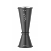 Doseur &agrave; cocktail/Jigger 25/50 ml en acier inoxydable noir ⌀44x110mm - Hendi