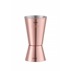 Doseur Cocktail 25/50 ml en Acier Inoxydable Cuivr&eacute; BarUp - Hendi