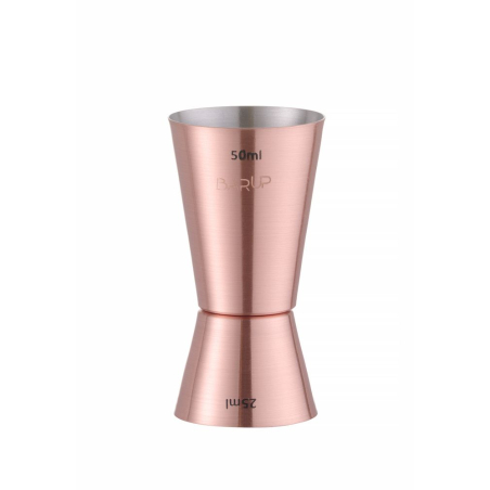 Doseur Cocktail 25/50 ml en Acier Inoxydable Cuivr&eacute; BarUp - Hendi