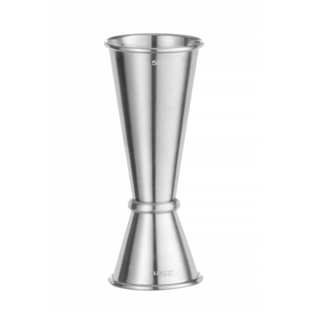 Doseur Cocktail Double Jigger 25/50 ml Inox BarUp - Hendi