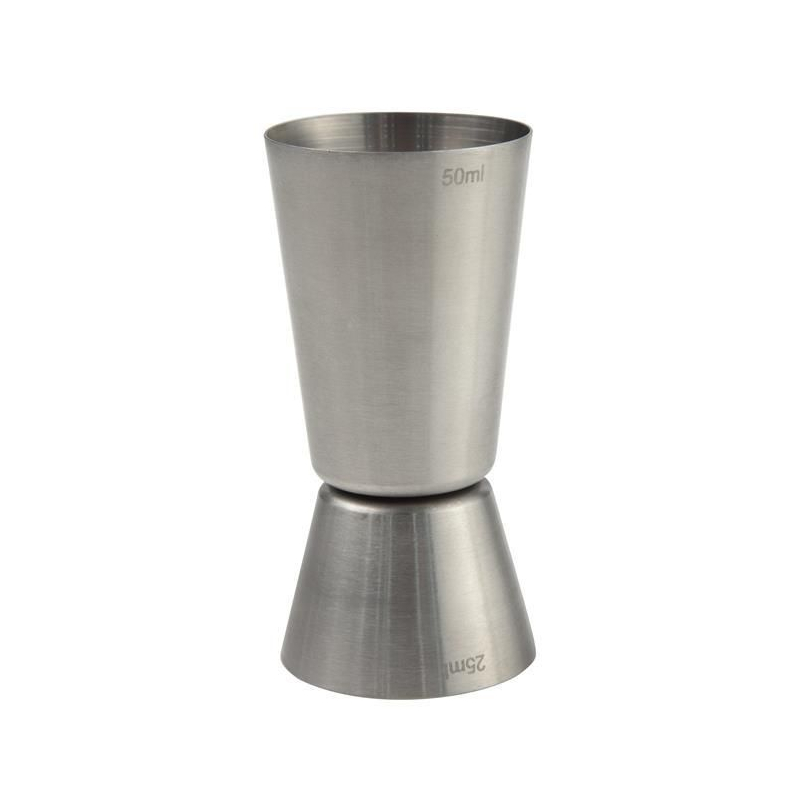 Doseur de Bar Double en Acier Inoxydable 25/50 ml pour Cocktails - Hendi