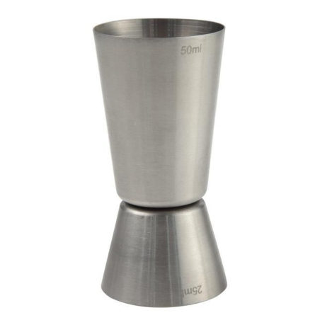 Doseur de Bar Double en Acier Inoxydable 25/50 ml pour Cocktails - Hendi