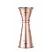 Doseur Jigger cocktail double 30/50 ml en acier inoxydable cuivr&eacute; - Hendi