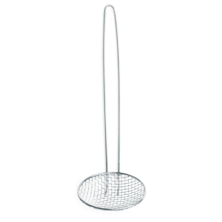 &Eacute;cumoire Araign&eacute;e en Inox avec Manche Filiforme, ⌀100x310mm - Hendi