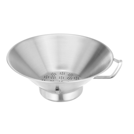 &Eacute;gouttoir &agrave; Friture Professionnel Inox ⌀410x(H)170mm, Bac Collecteur Amovible - Hendi