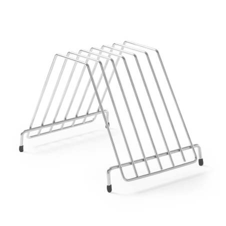 &Eacute;gouttoir en Inox pour 6 Planches &agrave; D&eacute;couper 315x212x(H)200mm - Hendi