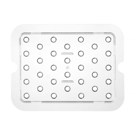 Egouttoir Gastronorme GN 1/2 Transparent Polycarbonate Profi Line - Hendi