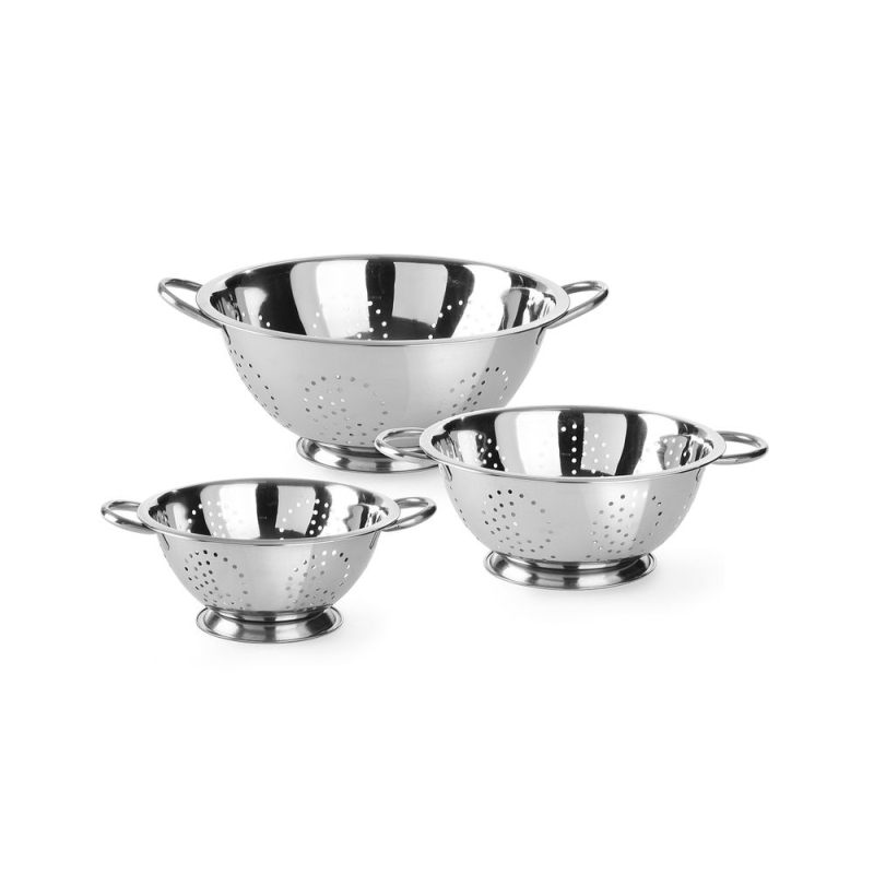 &Eacute;gouttoir professionnel sur pied avec 2 poign&eacute;es, Kitchen Line ⌀340mm - Hendi