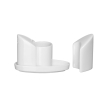 Ensemble Sali&egrave;re Poivri&egrave;re et Support Cure-Dents Porcelaine - Hendi
