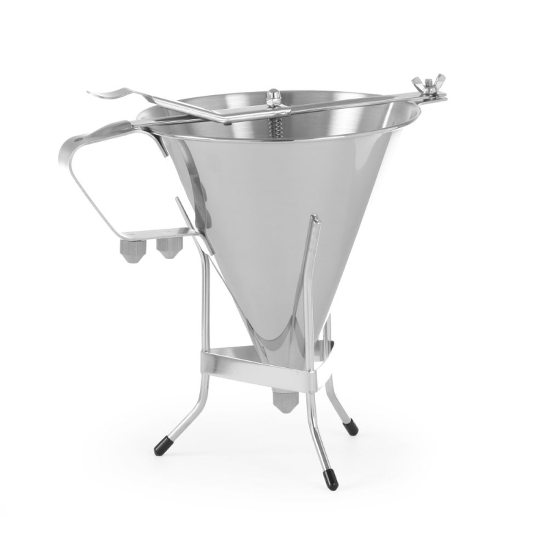 Entonnoir Piston Automatique Inox 1,5L Kitchen Line avec 3 Douilles - Hendi