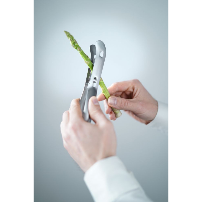 &Eacute;plucheur &agrave; asperges professionnel en acier inoxydable 200 mm - Hendi