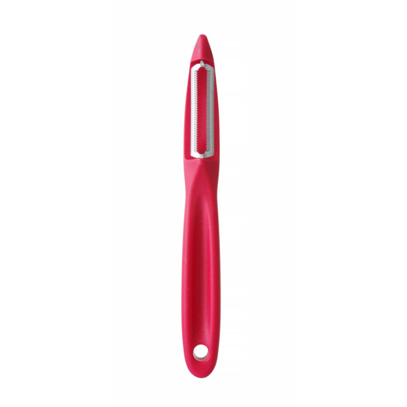 &Eacute;plucheur universel rouge &agrave; lame dentel&eacute;e 175mm - Hendi