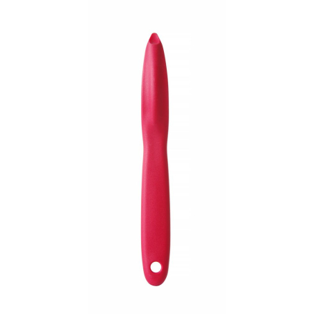 &Eacute;plucheur universel rouge &agrave; lame dentel&eacute;e 175mm - Hendi