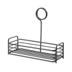 &Eacute;tag&egrave;re &agrave; condiments rectangulaire professionnelle noire mate (205x90x180mm) - Hendi